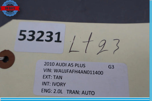 10-17 Audi A5 A5 Quattro Convertible Rear Left Driver Side Quarter Panel Oem