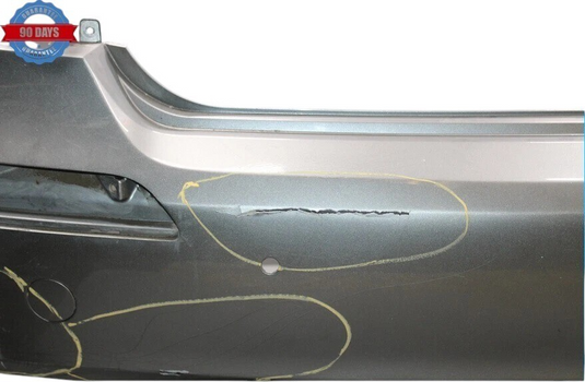11-13 Hyundai Equus Rear Back Bumper Cover Panel Assembly Silver 866403N010 Oem