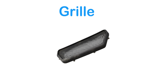 03-12 Bentley Continental Flying Spur Front Windshield Cowl Cover Grille OEM