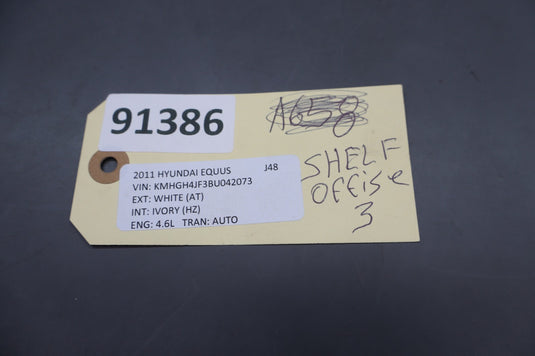 11-13 Hyundai Equus Front Center Console Mounted Display Screen Oem