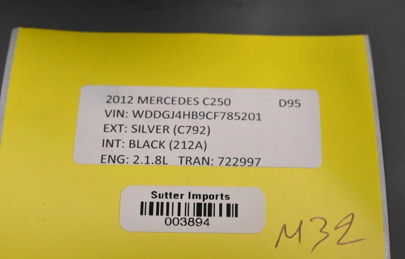 Load image into Gallery viewer, 12-14 Mercedes W204 C250 Right Passenger Side Rear View Door Mirror Assembly Oem
