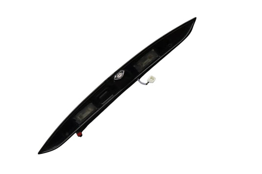 14-17 Maserati Ghibli Rear Trunk Lid Finisher Trim Light Bar W/ Camera Black Oem