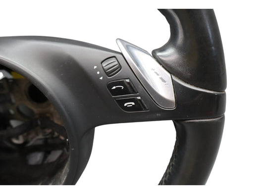 11-14 Porsche Cayenne 958 S Multifunction Steering Wheel Assembly Black Oem