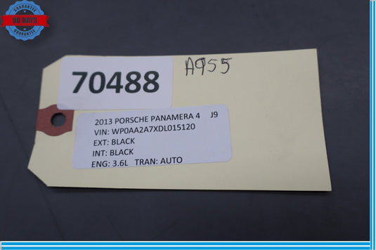 10-13 Porsche Panamera 970 Front Left Side Lower Bumper Trim Upper Molding Oem