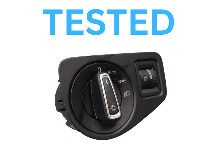 Load image into Gallery viewer, 15-21 Volkswagen Golf Gti Headlight Switch Screen Dimmer Switch Panel Oem

