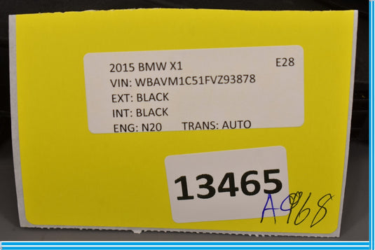 12-15 BMW E84 X1 Front Lower Accelerator Gas Foot Pedal Lever Oem