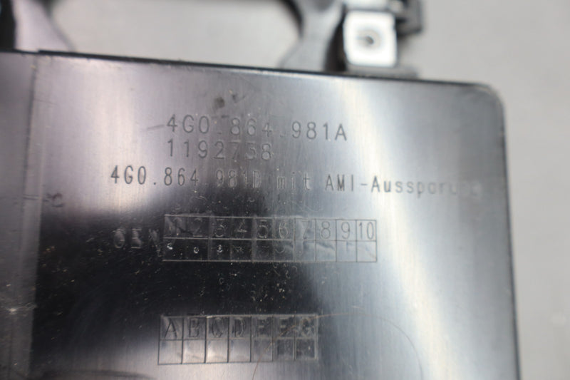 Load image into Gallery viewer, 12-15 Audi A6 Quattro Center Console Storage Compartment Tray 4G0864981 Oem
