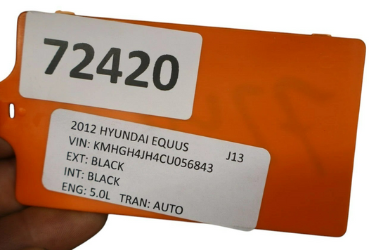 11-16 Hyundai Equus Front Left Driver Side Door Shell Panel 760033N000 Oem