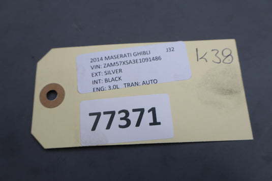 14-20 Maserati Ghibli M157 Right Side Cowl Panel Side Inspection Cover Trim Oem