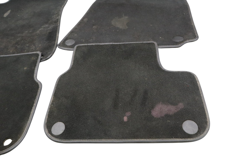 Load image into Gallery viewer, 14-17 Maserati Ghibli Front Rear Floor Carpet Mats 4PC Black 673004328 Oem
