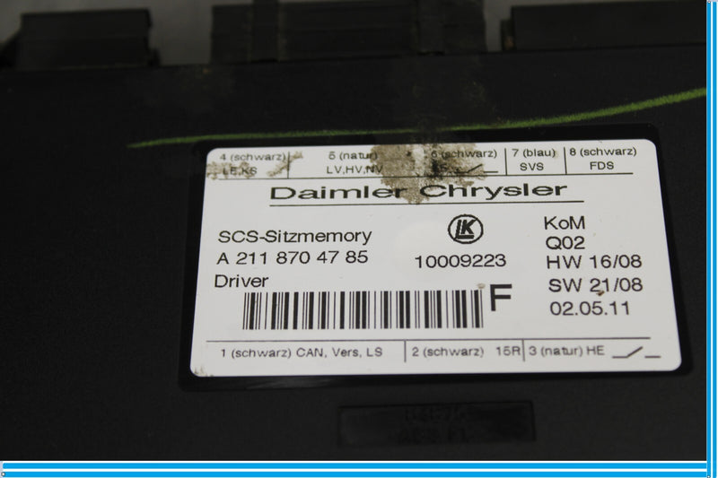 Load image into Gallery viewer, 07-12 Mercedes X164 Seat GL450 GL550 Front Left Driver Side Control Module Oem
