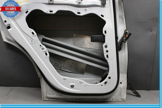11-18 Porsche Cayenne 958 Rear Left Driver Side Door Shell White Oem