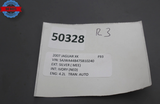 07-10 Jaguar XK XKR X150 Heated Steering Wheel 6W833F916AB Oem
