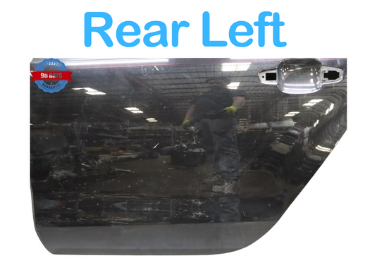 12-18 Audi A7 Quattro RS7 Rear Left Driver Side Door Shell Cover Panel Black Oem