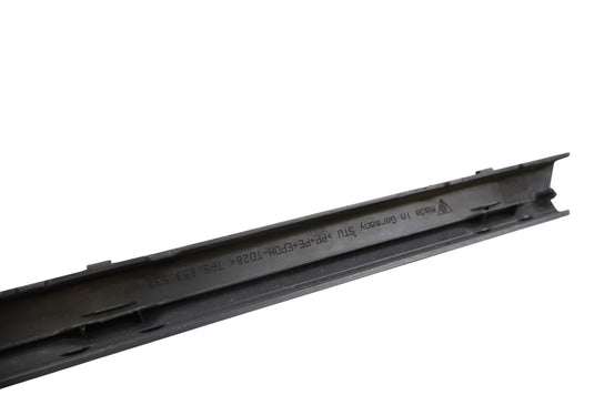 11-18 Porsche Cayenne 958 Front Left Driver Door Sill Scuff Plate Molding Oem