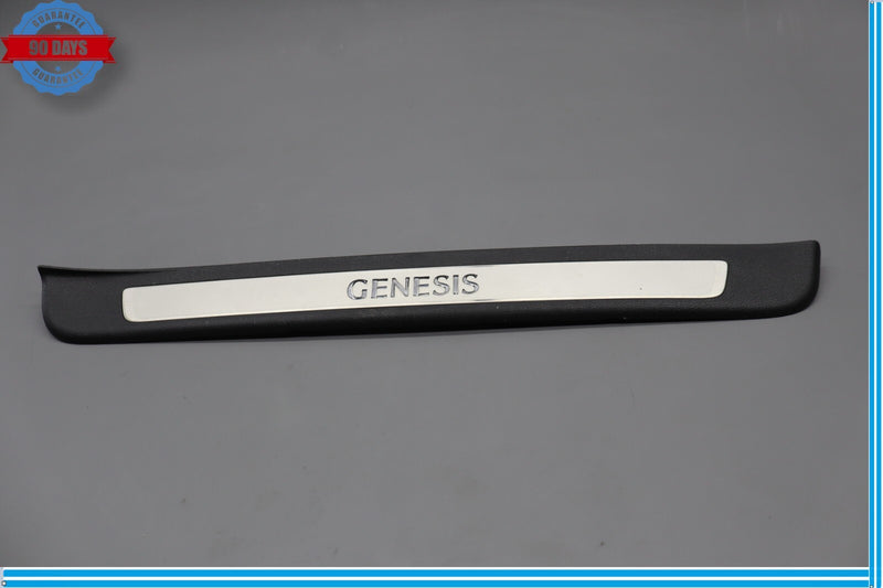 Load image into Gallery viewer, 15-19 Hyundai Genesis G80 Front Right Passenger Sill Scuff Trim Panel Black Oem
