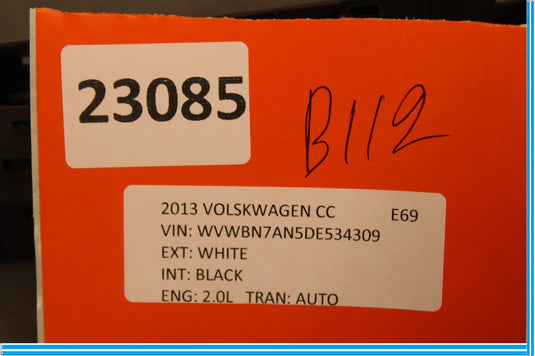 11-17 Volkswagen CC Front Center Console Multifunction Switch Control Oem
