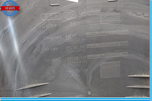 12-18 Audi A7 Front Left Driver Side Seat Back Panel Cover Trim Oem