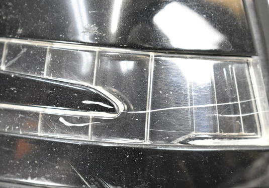 10-13 Mercedes S550 W221 Front Left Driver Side Door Mirror Side View Black Oem