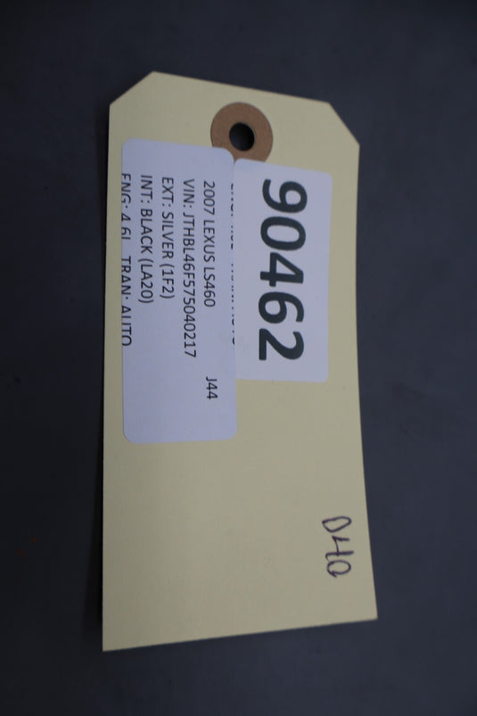 07-09 Lexus LS460 Rear Left Driver Side Seat Climate Control Module Unit Oem