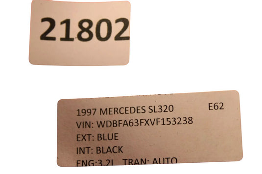 90-02 Mercedes SL320 SL500 300SL Auto Automatic Transmission Assembly Oem