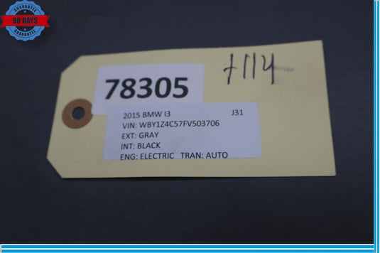 14-21 BMW i3 I01 Rear Left Driver Side Side Lateral Trim Cover Panel 7362577 Oem