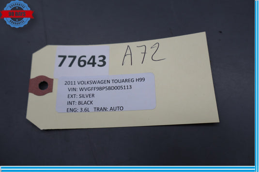 11-18 Volkswagen VW Touareg Rear View Mirror Cap Cover Trim Bezel 7P6857185 Oem