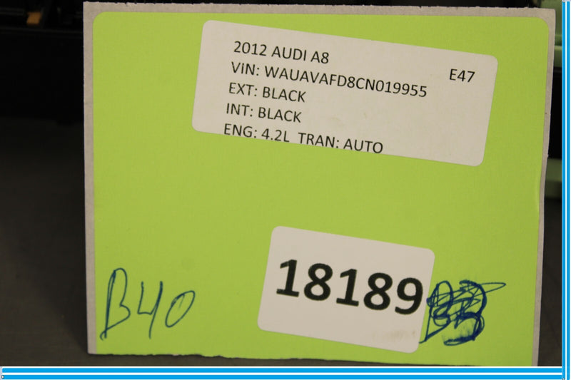 Load image into Gallery viewer, 11-18 Audi A8 Quattro S8 Fuse Relay Junction Box Black Holder Oem
