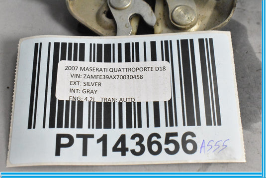 03-12 Maserati Quattroporte Front Hood Lock Latch Assembly Oem