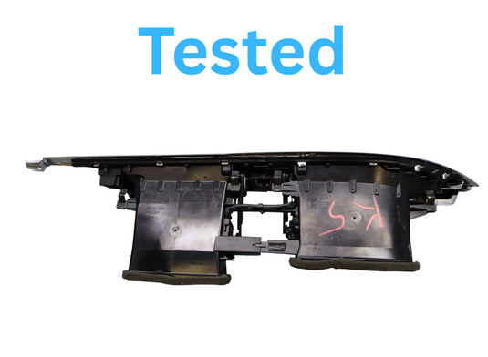 12-15 Audi S6 S7 A7 Front Center Dashboard Air Vent Trim w/ Hazard Switch Oem
