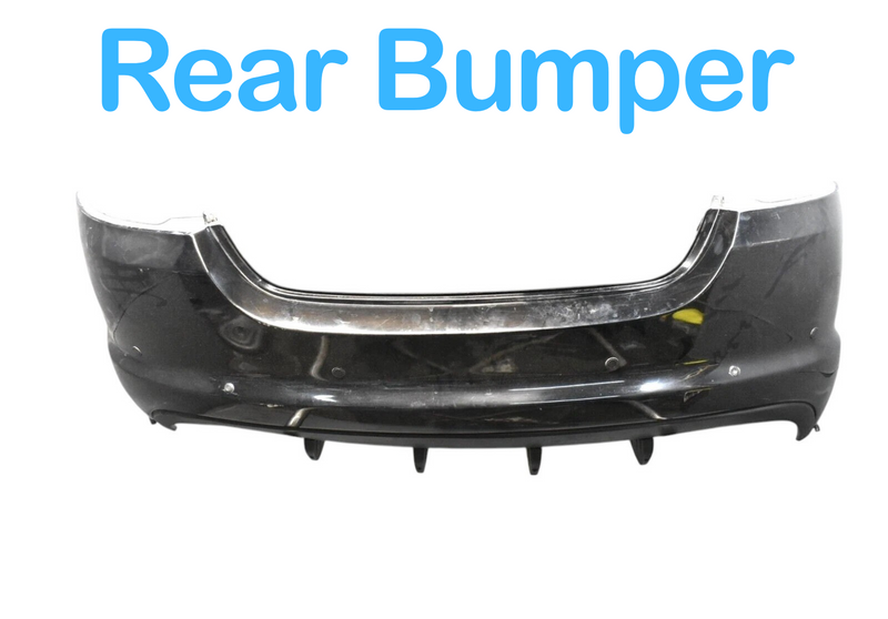 Load image into Gallery viewer, 12-15 Jaguar XF XFR XFR-S Rear Bumper Cover Panel Assembly Black C2Z14002XXX Oem
