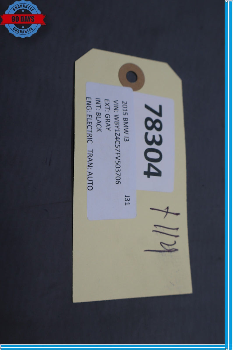 Load image into Gallery viewer, 14-21 BMW i3 i3s I01 Front Right Outer Side Seat Trim Panel Cover Black Oem
