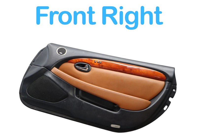 Load image into Gallery viewer, 02-05 Lexus SC430 Front Right Passenger Side Interior Door Trim Panel Black Oem
