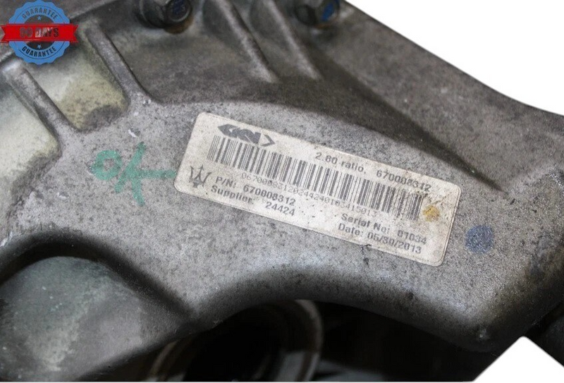 Load image into Gallery viewer, 14-24 Maserati Quattroporte Rear Differential Carrier Ratio 2.80 6490014190 OEM
