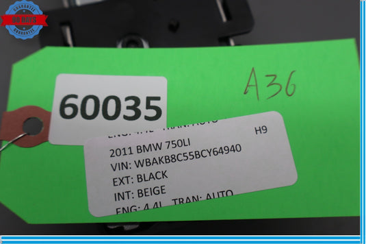 09-15 BMW 750Li F01 F02 Front Left Seat Belt Retractor Control Module Oem