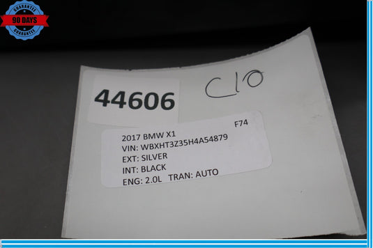 16-22 BMW X1 F48 Trunk Left Side Quarter Trim Panel Storage Bin Tray Oem