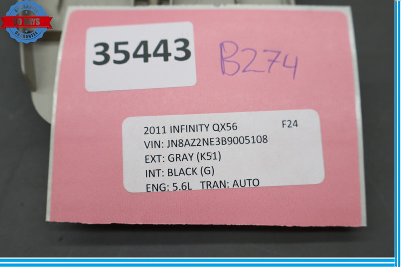 Load image into Gallery viewer, 11-20 Infiniti QX56 QX80 Left Side C Pillar Upper Quarter Trim Panel Oem
