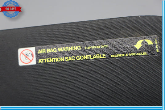 12-15 Audi A6 Quattro Front Right Passenger Side Sun Visor Sunvisor Black Oem