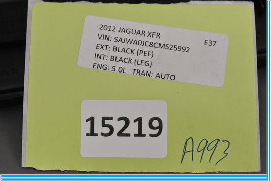 09-15 Jaguar XF XFR X250 Front Left Driver Side Sill Cover Trim Plate Oem