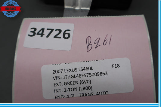 07-09 Lexus LS460 Rear Left Driver Side Door Control Module 8922550040 Oem