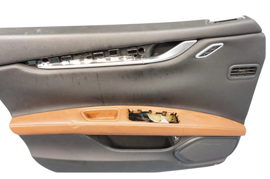 14-22 Maserati Ghibli M157 Front Left Driver Side Interior Door Cover Panel OEM