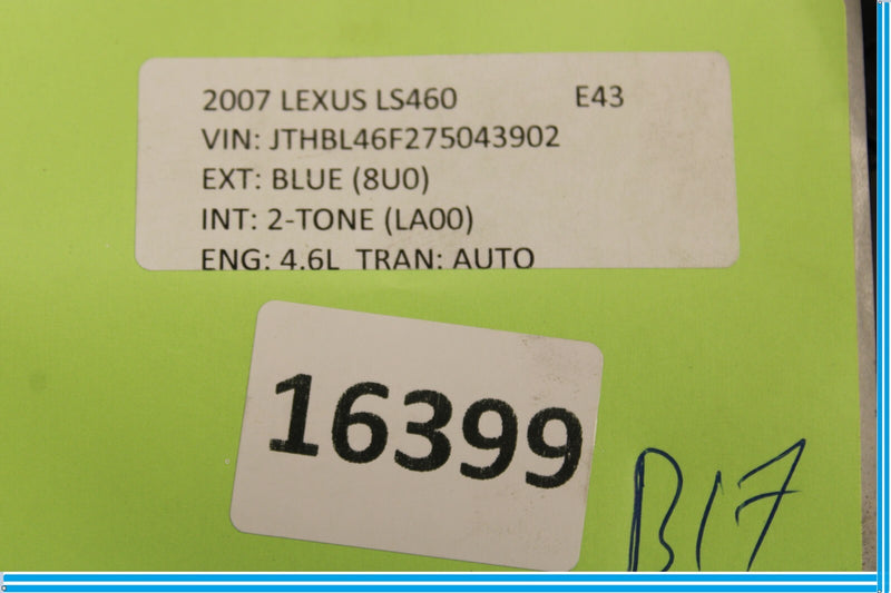Load image into Gallery viewer, 07-17 Lexus LS460 Interior Trunk Emergency Release Handle 64640-50020 Oem
