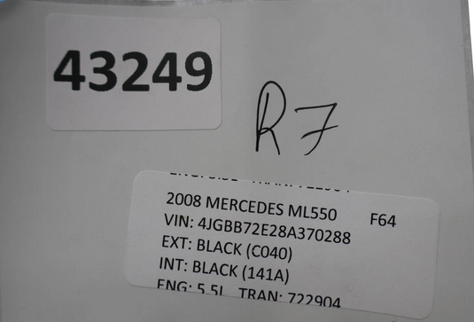 06-13 Mercedes GL450 ML450 ML550 Front Left Driver Side Door Control Module Oem