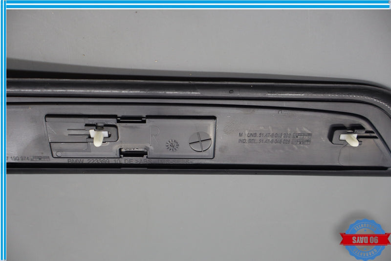Load image into Gallery viewer, 09-15 BMW 740i 750Li xDrive Rear Right Door Sill Scuff Plate Trim Cover Oem
