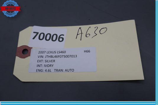 07-09 Lexus LS460 LS460L Heated Wheel Mirror AFS Parking Control Switch Oem