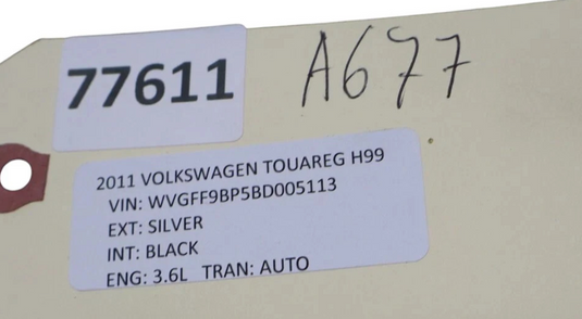 11-17 Volkswagen VW Touareg Front Under Dash Cabin Fuse Relay Box Fusebox Oem
