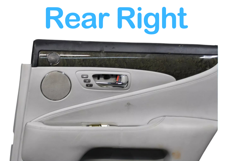 Load image into Gallery viewer, 07-12 Lexus LS460 Rear Right Passenger Side Interior Door Panel Assembly Oem
