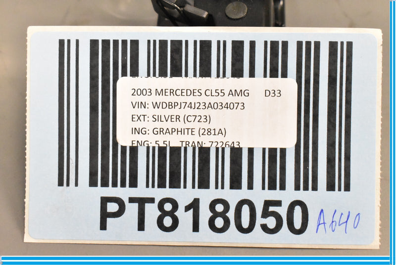 Load image into Gallery viewer, 00-06 Mercedes CL500 S500 W215 Hood Lock Latch Catch Release 2208800060 Oem
