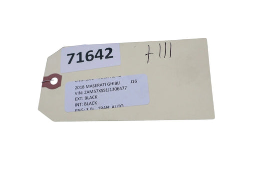 14-22 Maserati Ghibli M157 Front Right Side Seat Switch Cover Trim Black Oem