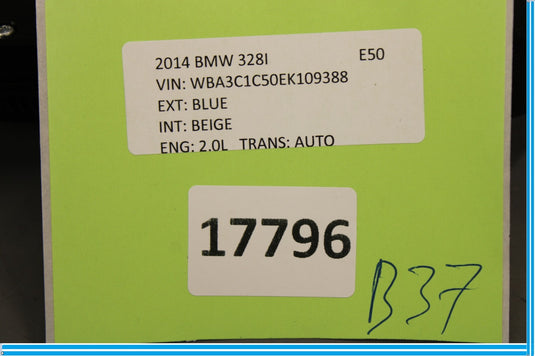 12-18 BMW 320i 328i F30 Front Right Side Seat Adjustment Switch Control Oem